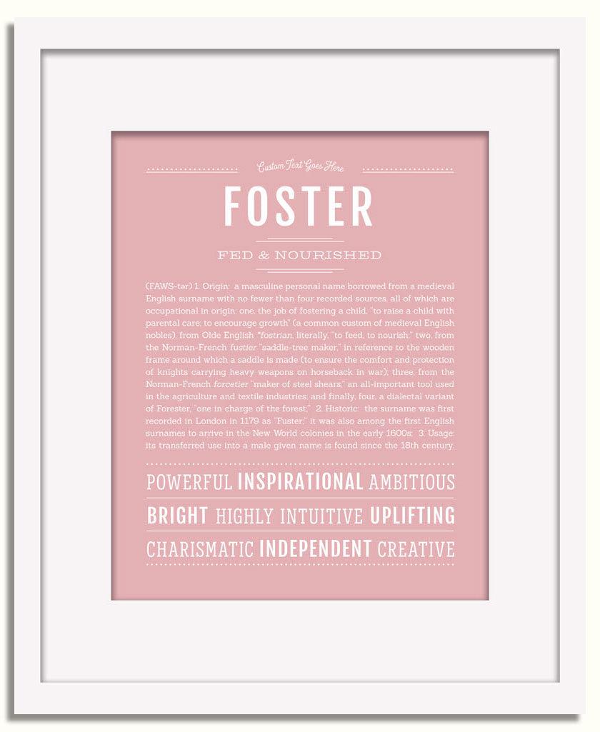 Frame Options | Dusty Rose | White Frame, Matted