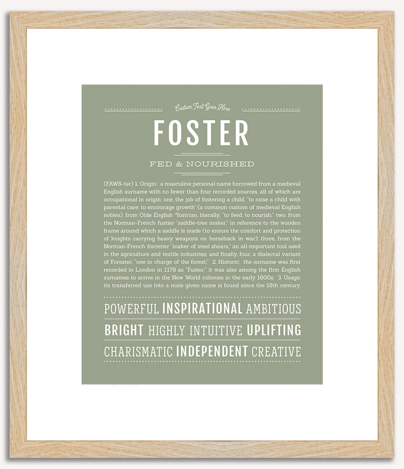 Foster | Name Art Print