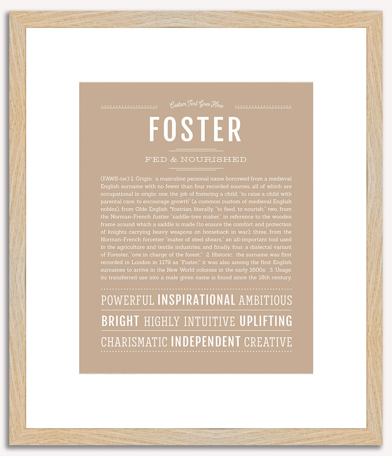 Foster | Name Art Print