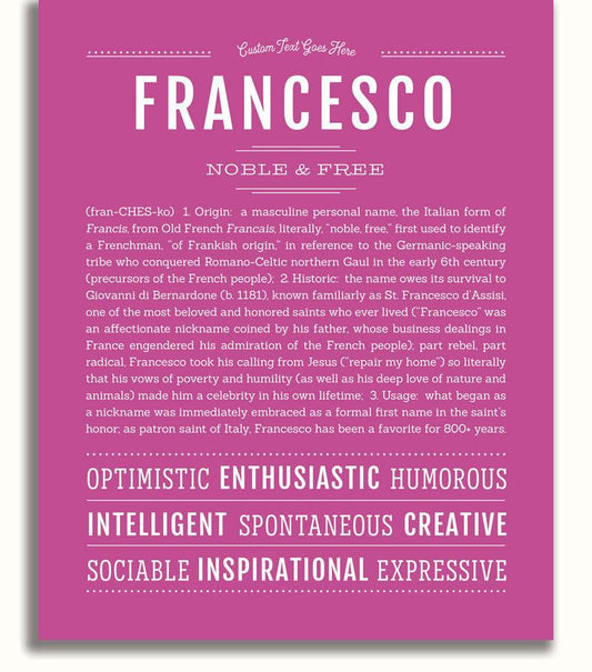 Frame Options | Dark Pink | No Frame
