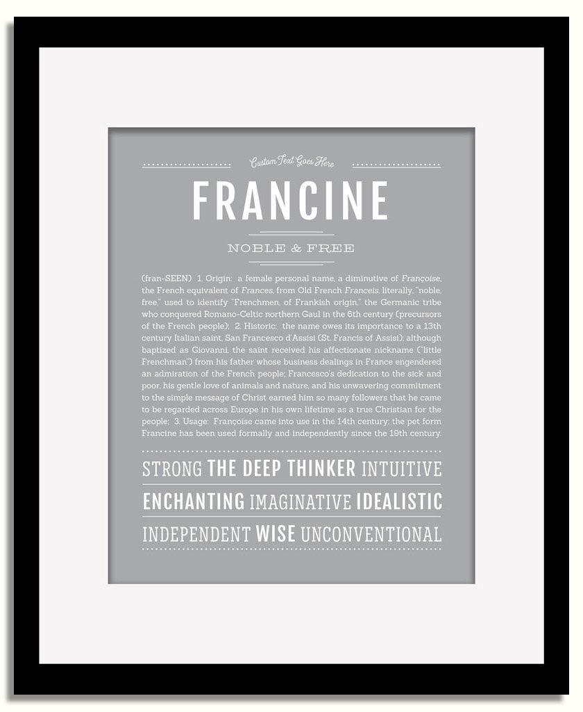 Frame Options | Sage | Black Frame, Matted