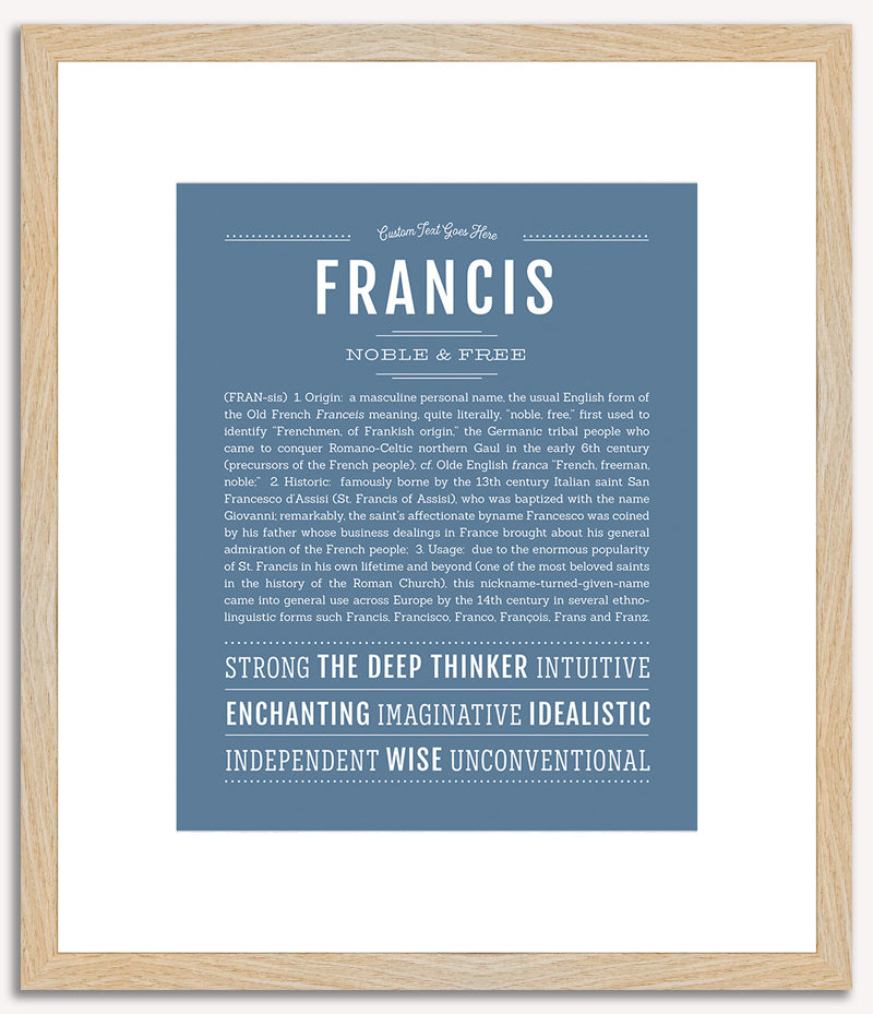 Francis | Name Art Print