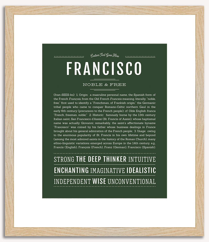 Francisco | Name Art Print