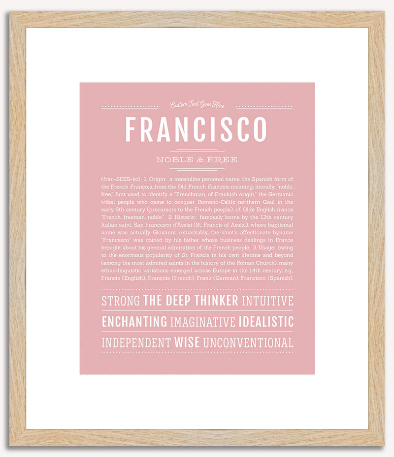 Francisco | Name Art Print