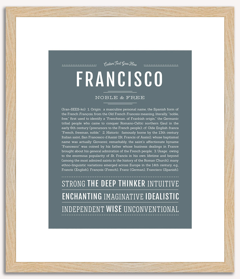 Francisco | Name Art Print