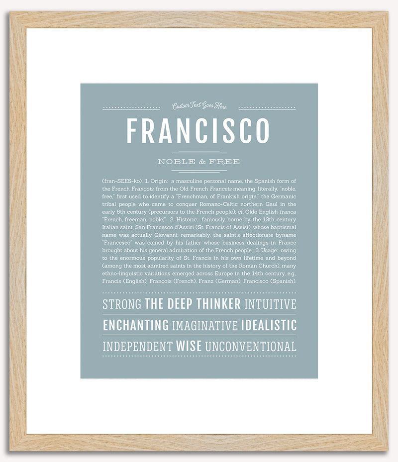 Francisco | Name Art Print