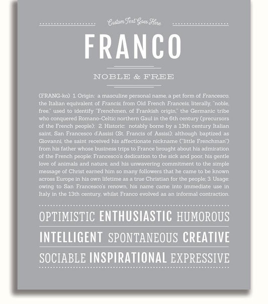 Frame Options | Light Gray | No Frame