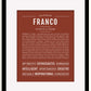 Frame Options | Bordeaux | Black Frame, Matted