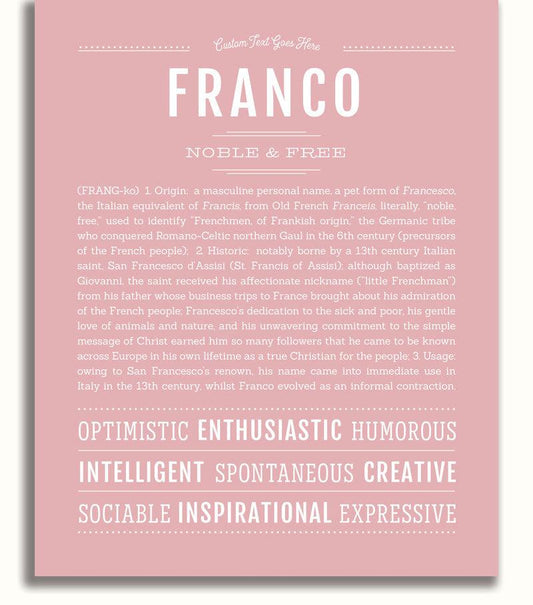Frame Options | Dusty Rose | No Frame
