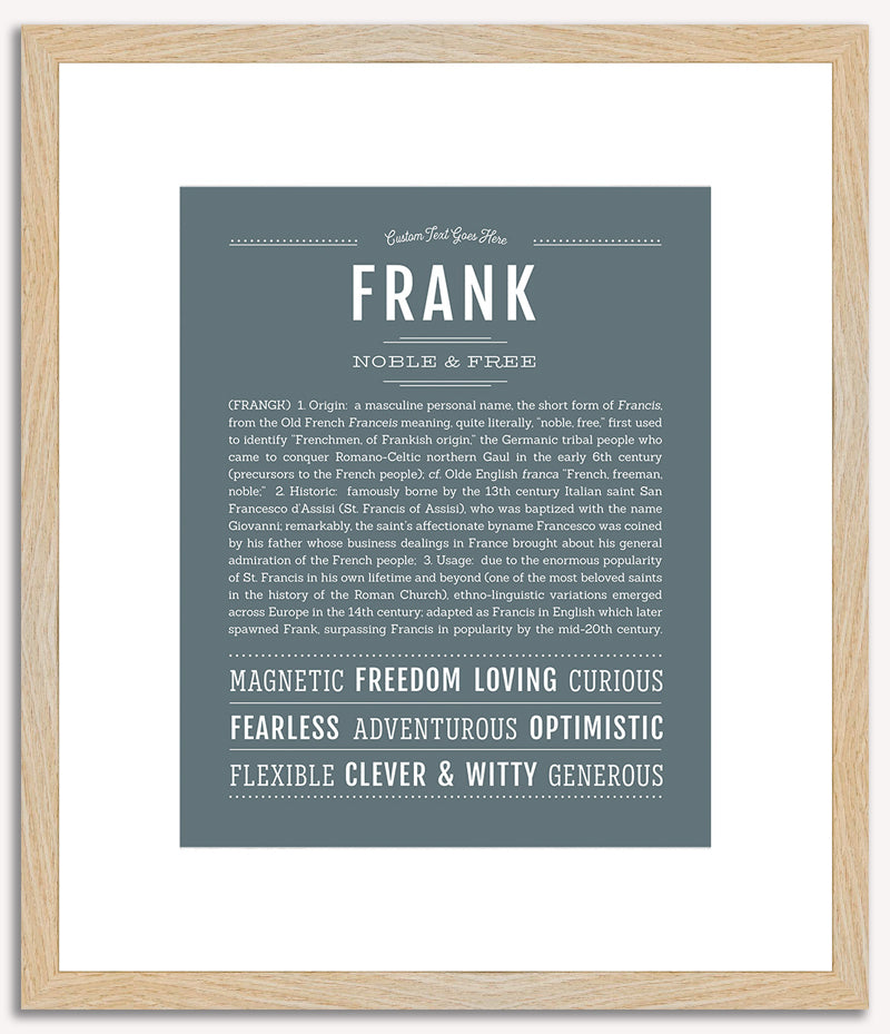 Frank | Name Art Print