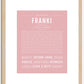 Franki | Name Art Print