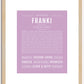 Franki | Name Art Print