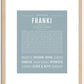 Franki | Name Art Print