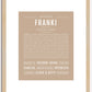 Franki | Name Art Print