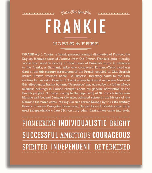 Frame Options | Terra Cotta | No Frame