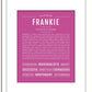 Frame Options | Dark Pink | White Frame, Matted