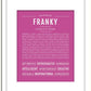 Frame Options | Dark Pink | White Frame, Matted