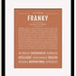 Frame Options | Terra Cotta | Black Frame, Matted