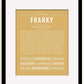 Frame Options | Matte Gold | Black Frame, Matted