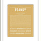 Frame Options | Matte Gold | White Frame, Matted