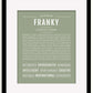 Frame Options | Sage | Black Frame, Matted