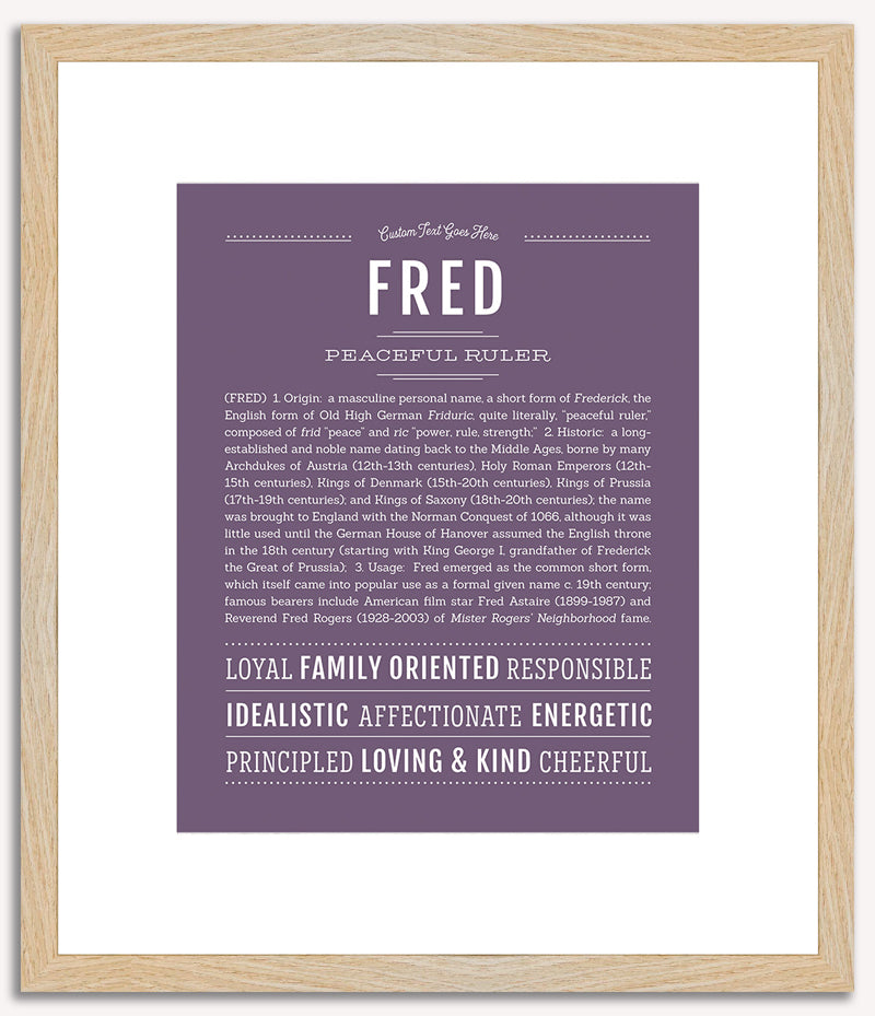 Fred | Name Art Print