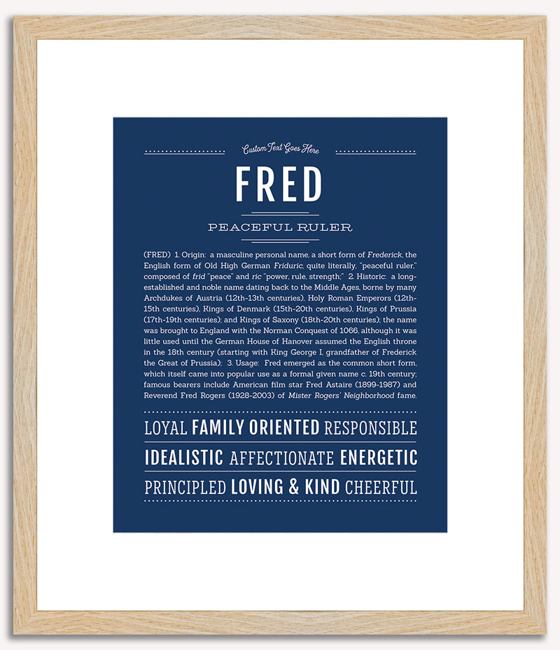 Fred | Name Art Print