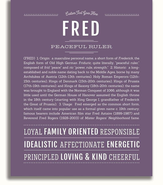 Frame Options | Deep Purple | No Frame