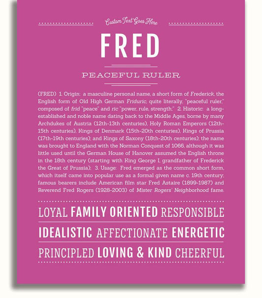 Frame Options | Dark Pink | No Frame