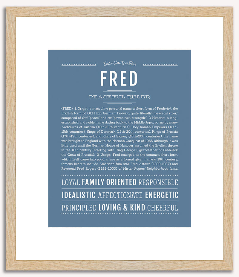 Fred | Name Art Print