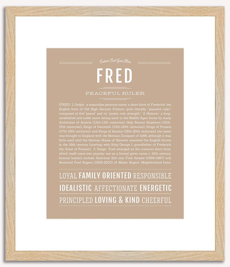 Fred | Name Art Print