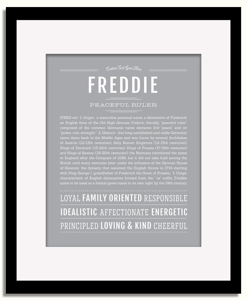 Frame Options | Sage | Black Frame, Matted