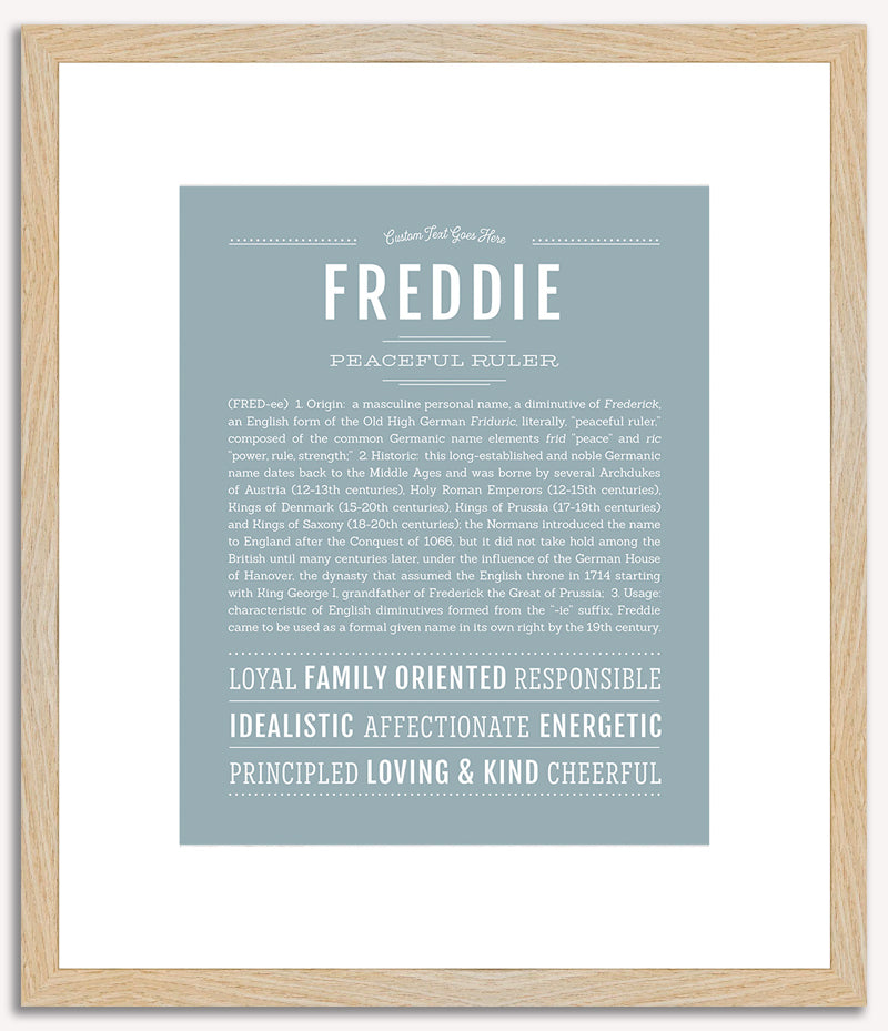 Freddie | Name Art Print