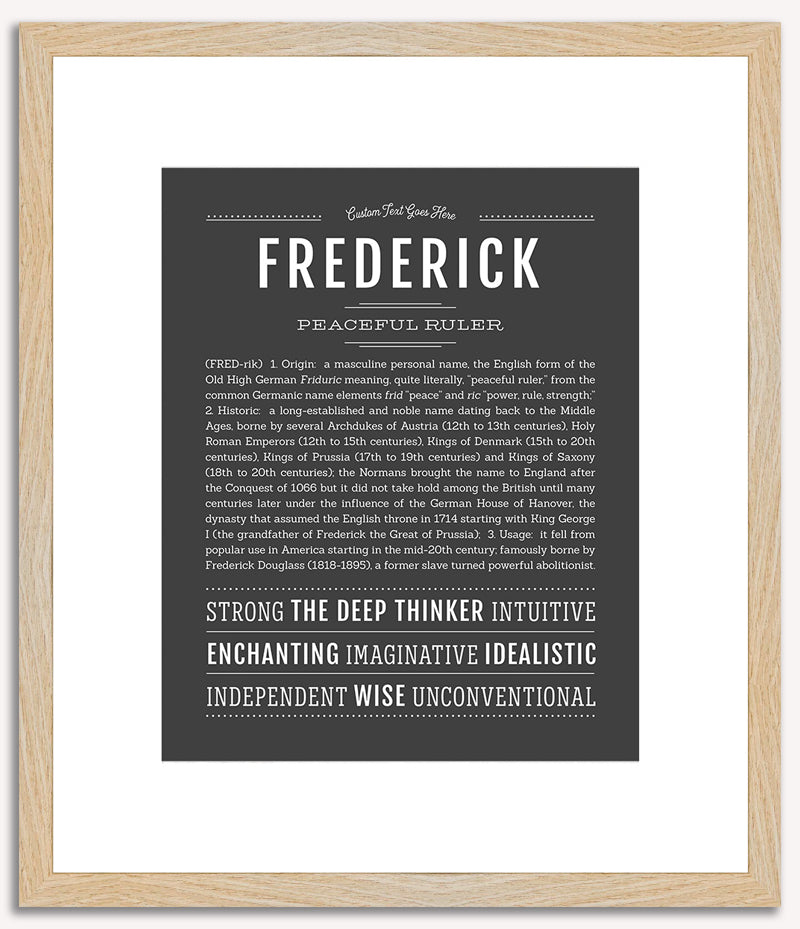 Frederick | Name Art Print