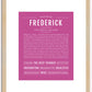 Frederick | Name Art Print