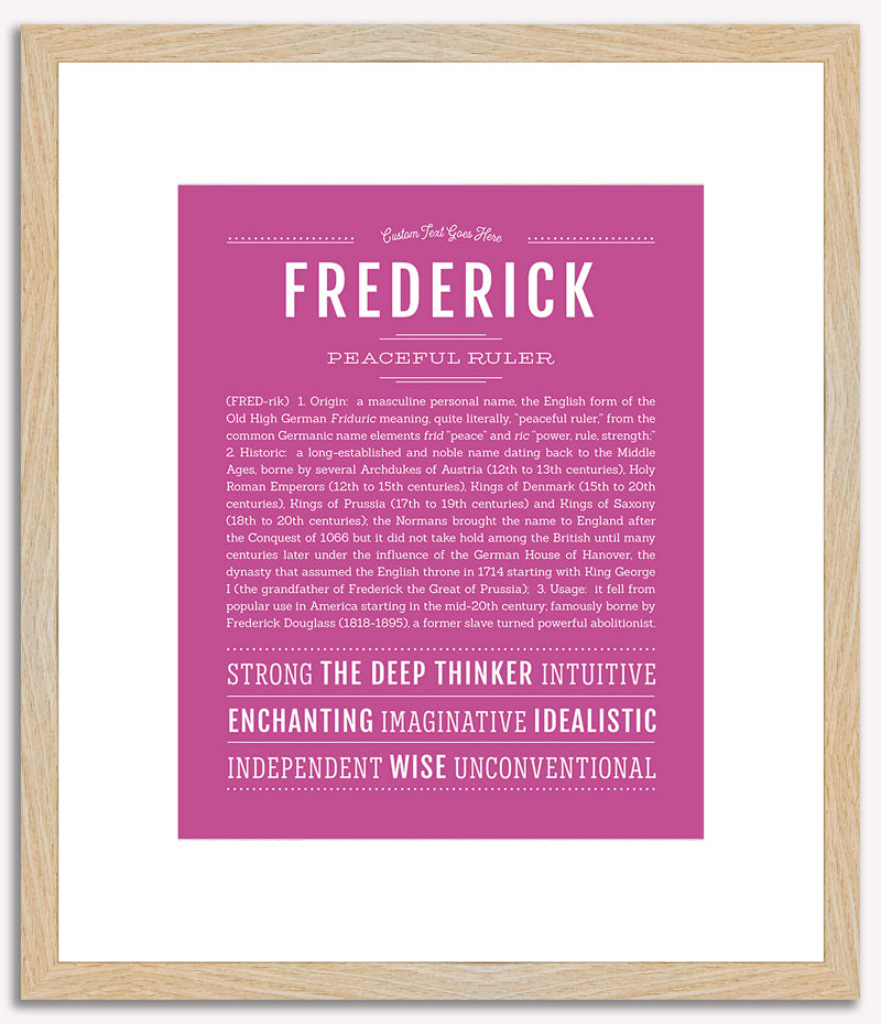 Frederick | Name Art Print