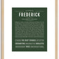 Frederick | Name Art Print