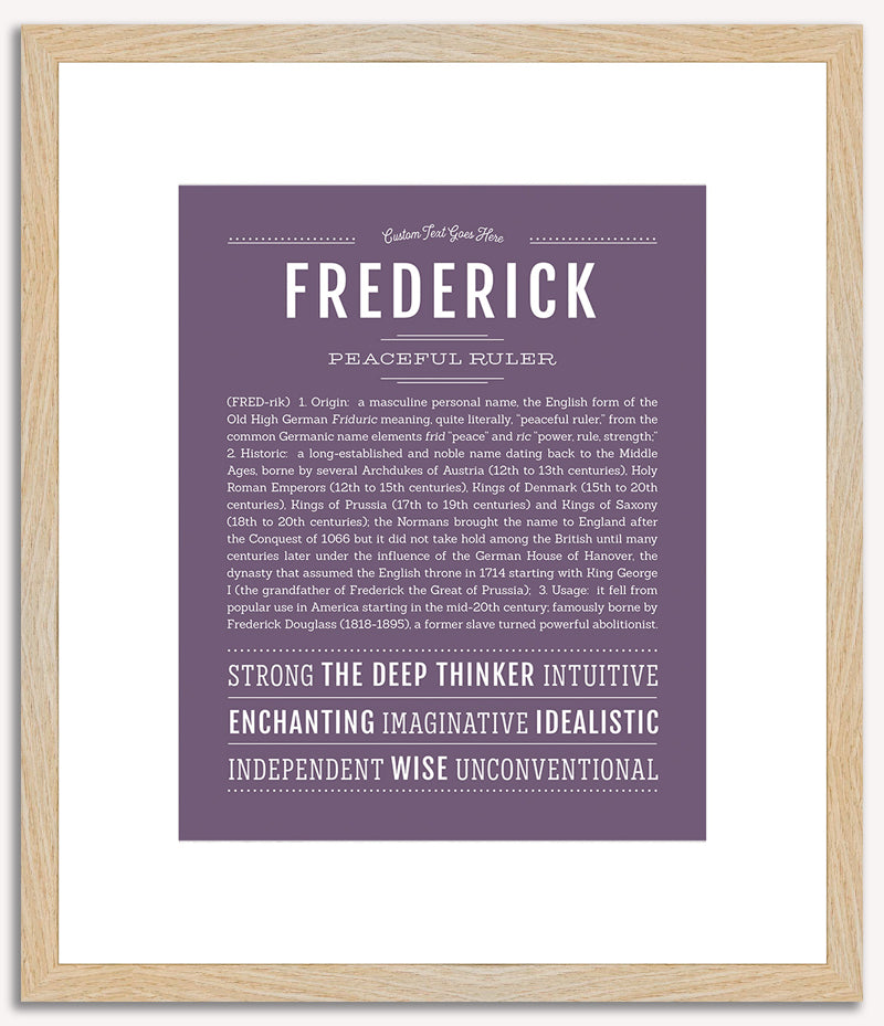 Frederick | Name Art Print