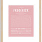 Frederick | Name Art Print