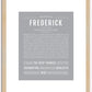 Frederick | Name Art Print