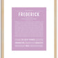 Frederick | Name Art Print