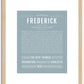 Frederick | Name Art Print