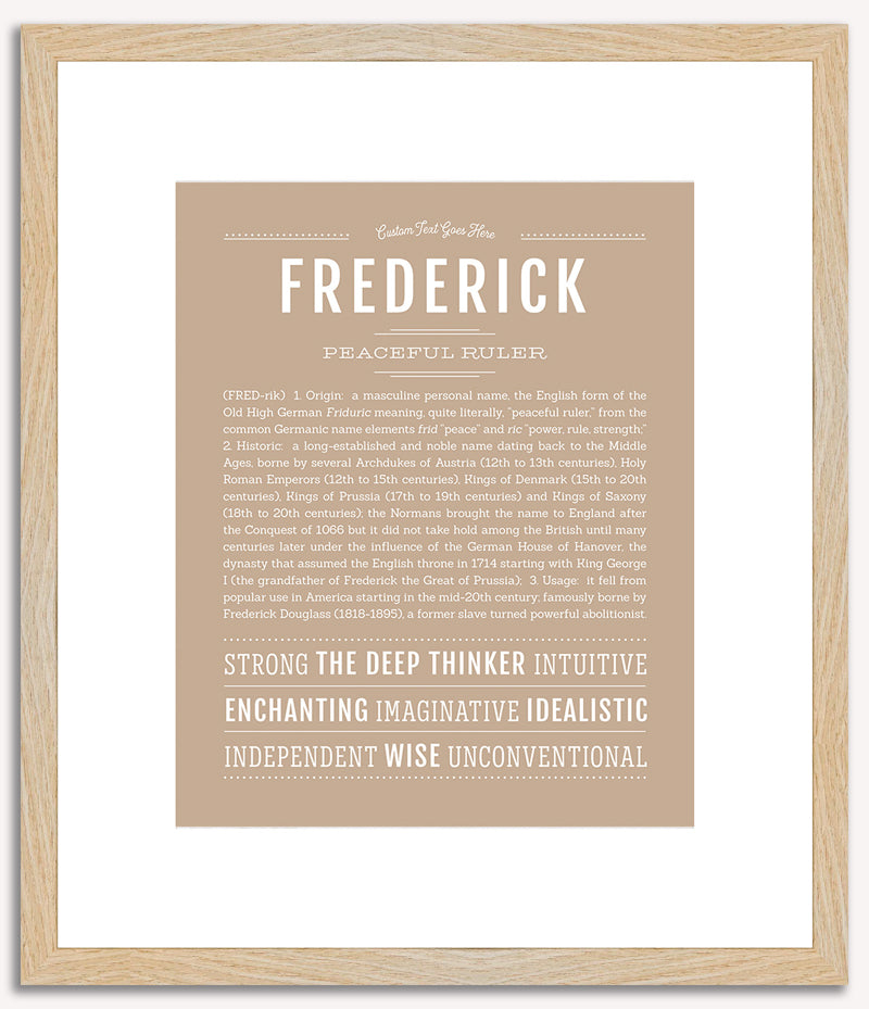 Frederick | Name Art Print