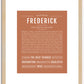 Frederick | Name Art Print