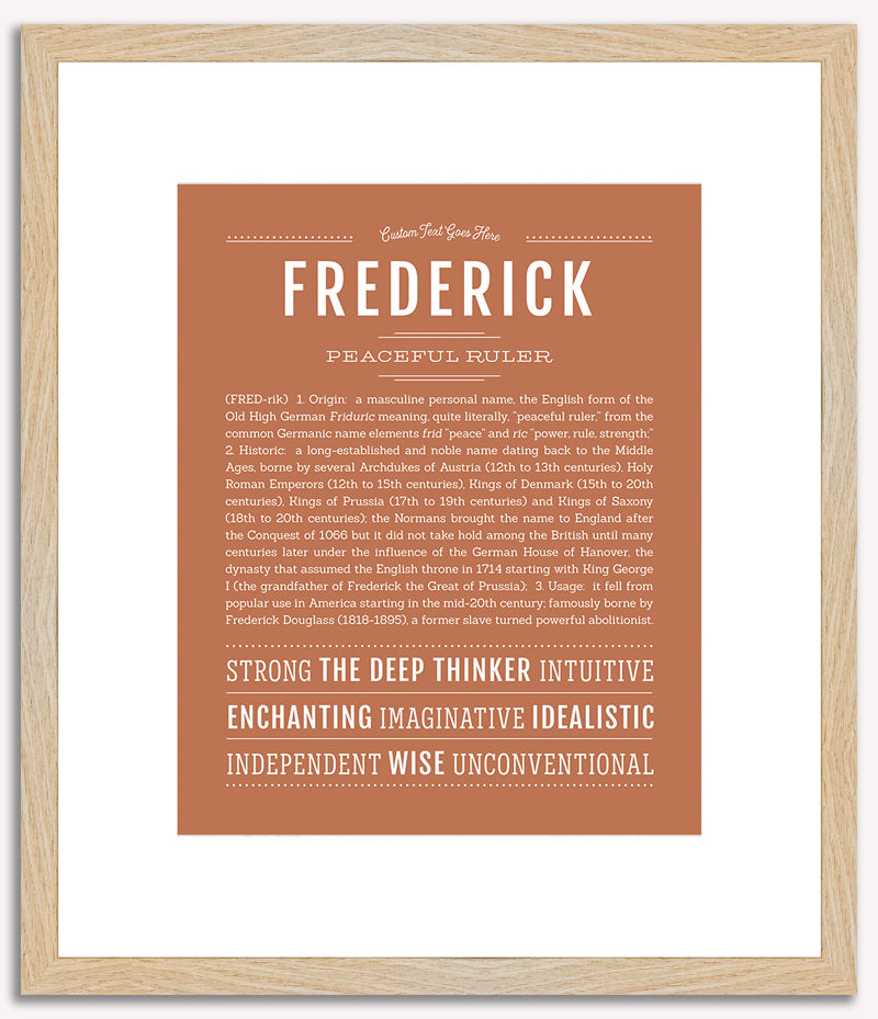 Frederick | Name Art Print