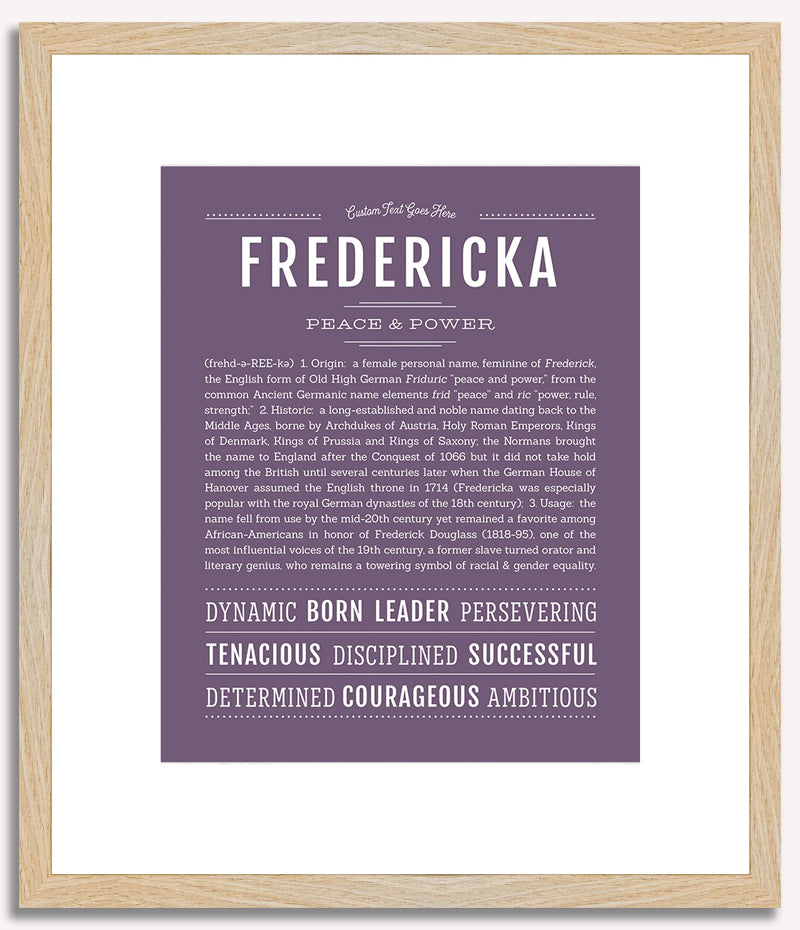 Fredericka | Name Art Print