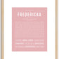 Fredericka | Name Art Print