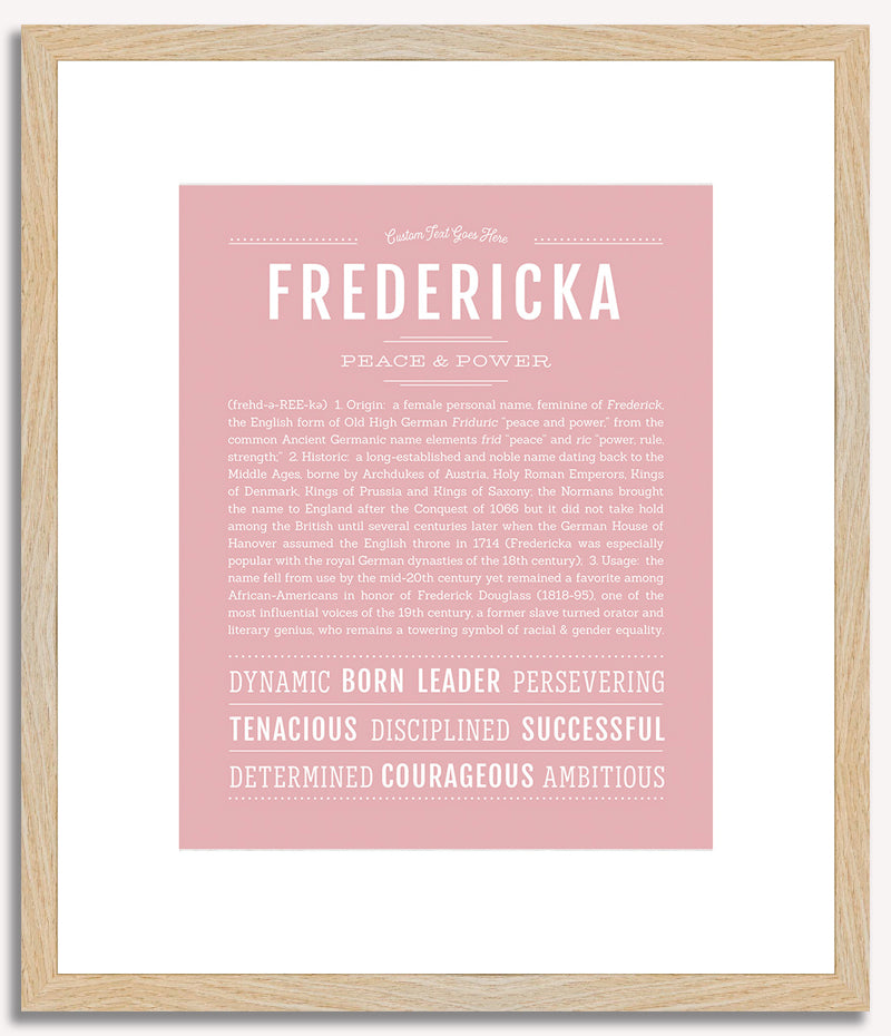 Fredericka | Name Art Print