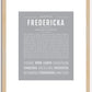 Fredericka | Name Art Print