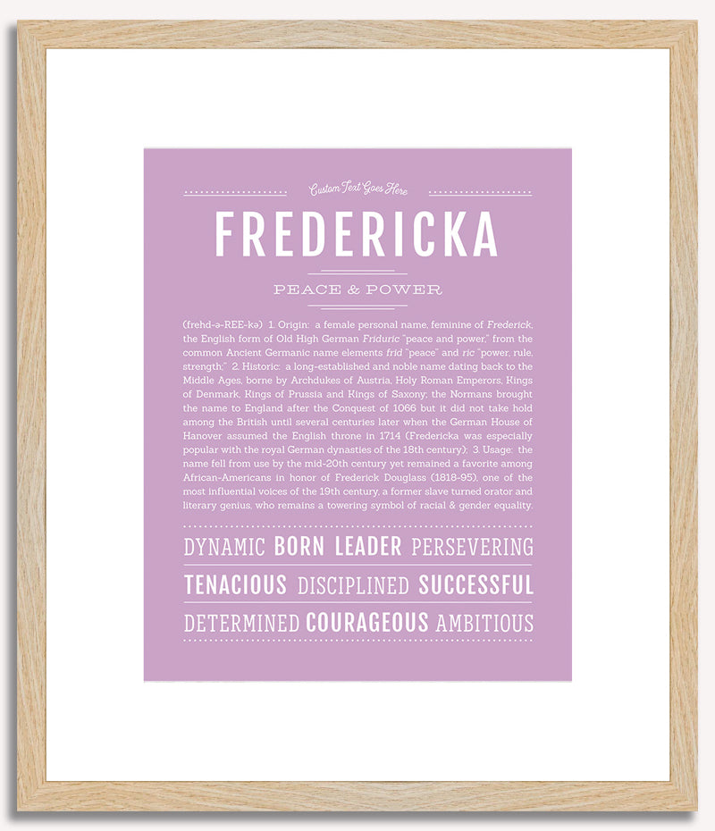 Fredericka | Name Art Print